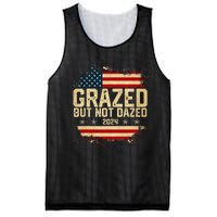 Grazed But Not Dazed 2024 Election Supporter Mesh Reversible Basketball Jersey Tank