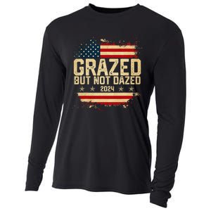 Grazed But Not Dazed 2024 Election Supporter Cooling Performance Long Sleeve Crew