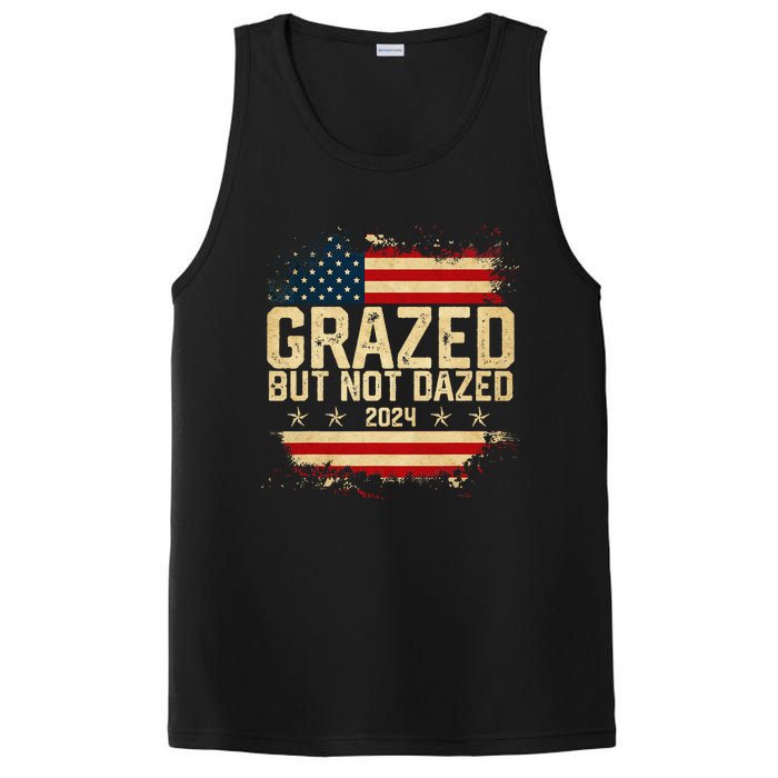 Grazed But Not Dazed 2024 Election Supporter PosiCharge Competitor Tank