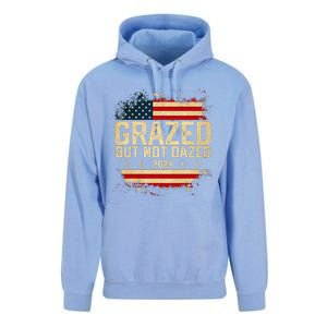 Grazed But Not Dazed 2024 Election Supporter Unisex Surf Hoodie