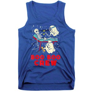 Ghost Boo Nurse Crew Witch Skeleton Halloween Spooky Season Gift Tank Top