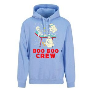 Ghost Boo Nurse Crew Witch Skeleton Halloween Spooky Season Gift Unisex Surf Hoodie