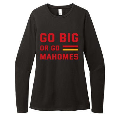 Go Big Or Go Mahomes Kansas City Playoffs Womens CVC Long Sleeve Shirt