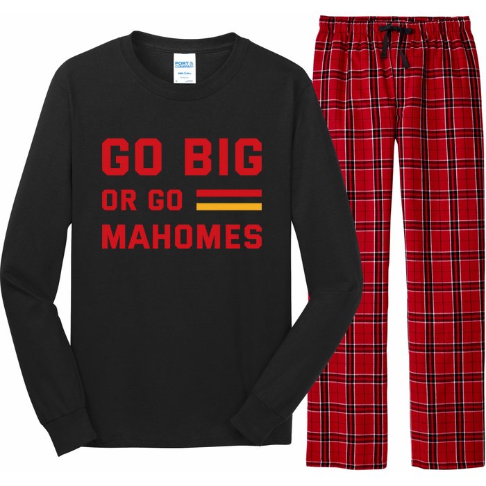 Go Big Or Go Mahomes Kansas City Playoffs Long Sleeve Pajama Set