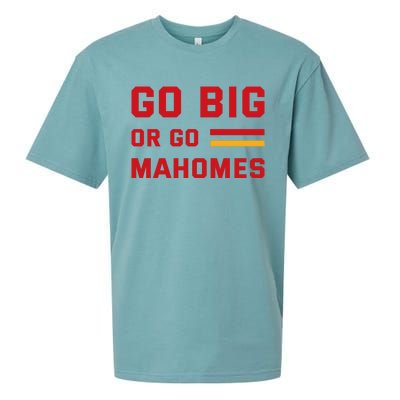 Go Big Or Go Mahomes Kansas City Playoffs Sueded Cloud Jersey T-Shirt