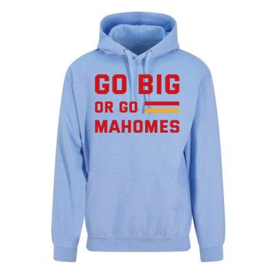 Go Big Or Go Mahomes Kansas City Playoffs Unisex Surf Hoodie