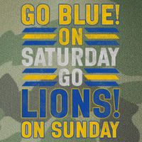 Go Blue On Saturday Go Lion On Sunday Legacy Tie Dye Trucker Hat
