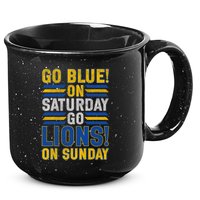 Go Blue On Saturday Go Lion On Sunday 15oz Campfire Ceramic Mug