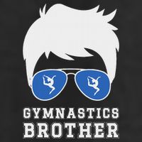 Gymnastics Brother Of A Gymnast Brother 7 Panel Mesh Trucker Snapback Hat