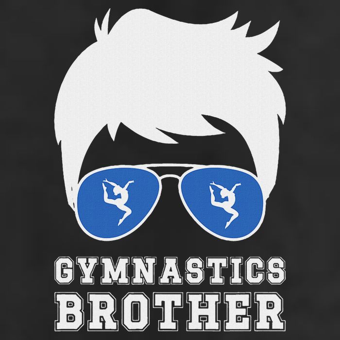 Gymnastics Brother Of A Gymnast Brother 7 Panel Mesh Trucker Snapback Hat
