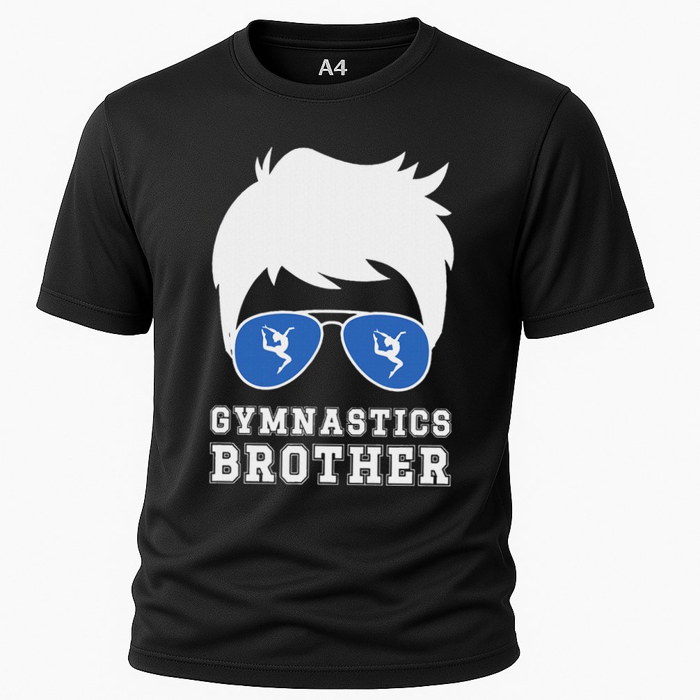 Gymnastics Brother Of A Gymnast Brother Cooling Performance Crew T-Shirt