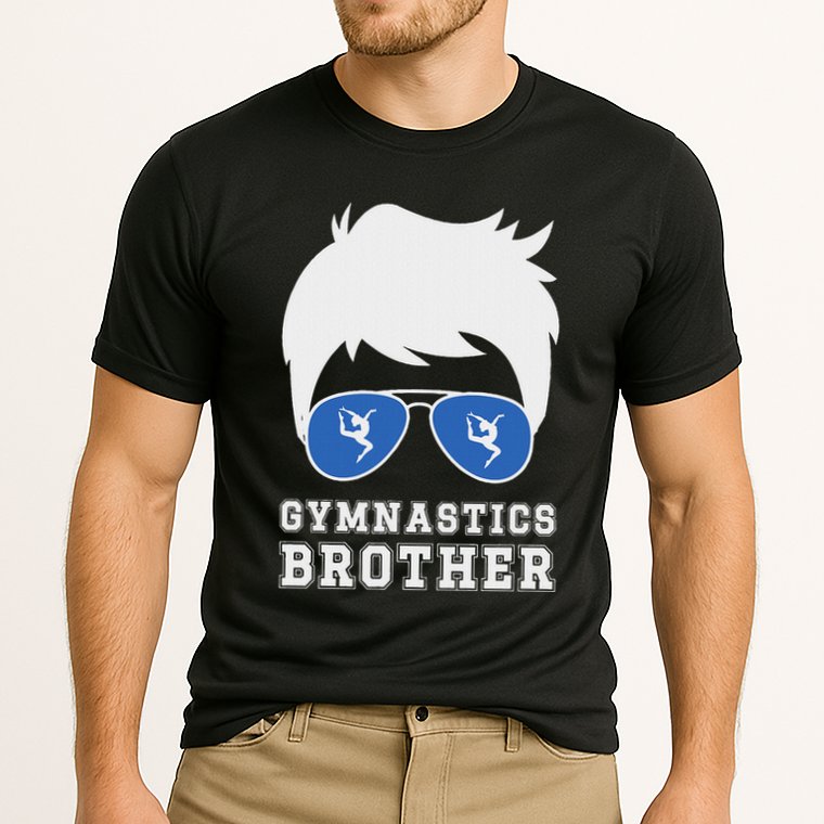 Gymnastics Brother Of A Gymnast Brother Cooling Performance Crew T-Shirt