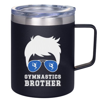 Gymnastics Brother Of A Gymnast Brother 12oz Stainless Steel Coffee Mug