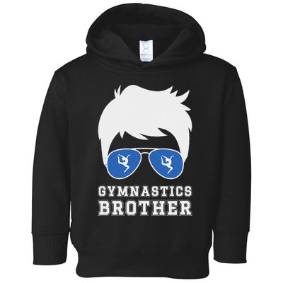 Gymnastics Brother Of A Gymnast Brother Toddler Hoodie