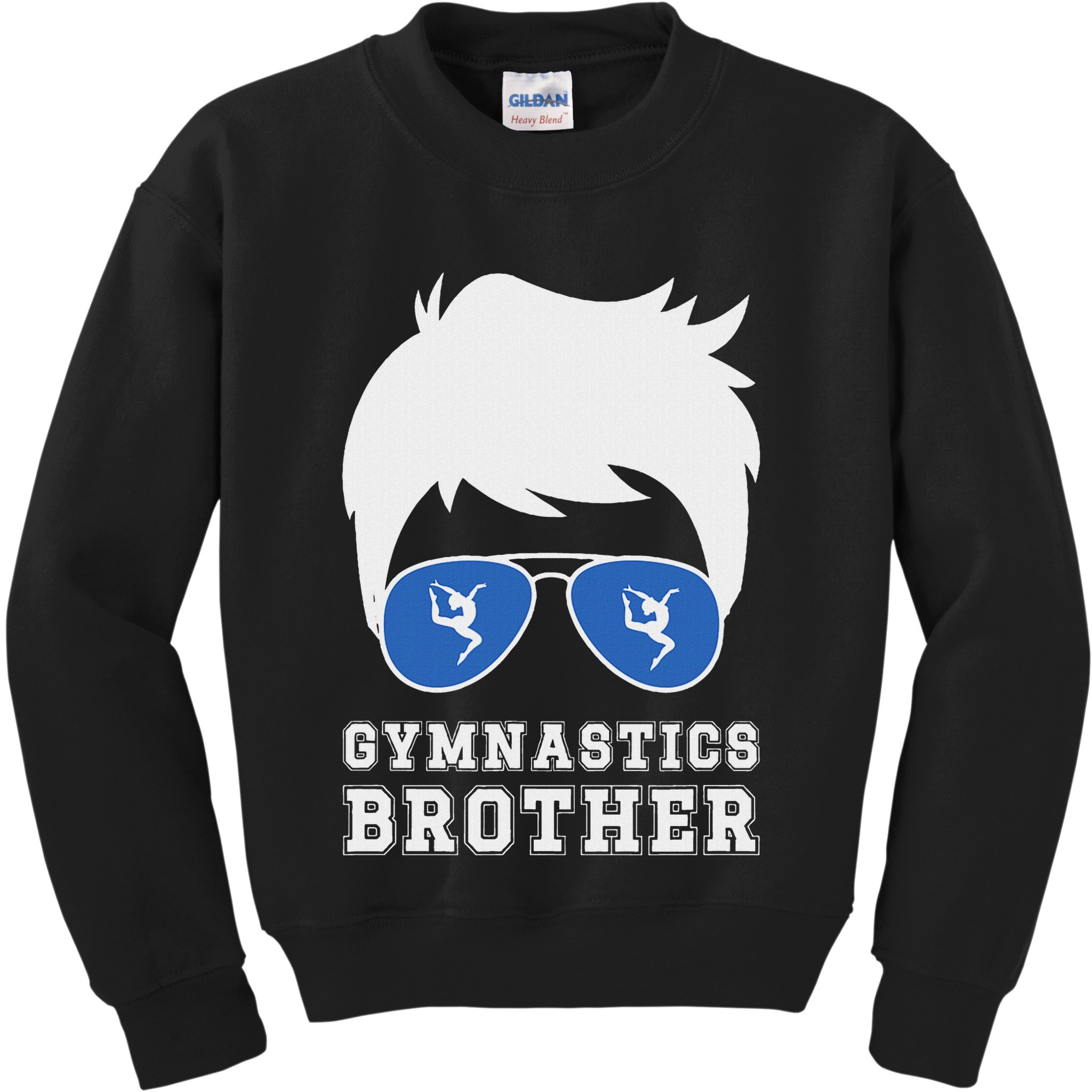 Gymnastics Brother Of A Gymnast Brother Kids Sweatshirt