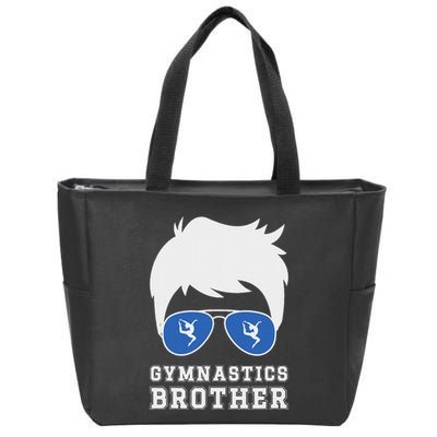Gymnastics Brother Of A Gymnast Brother Zip Tote Bag