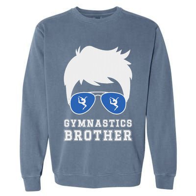 Gymnastics Brother Of A Gymnast Brother Garment-Dyed Sweatshirt