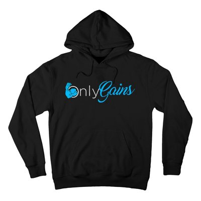 Gym Bodybuilder Only Gainz Only Gains Hoodie