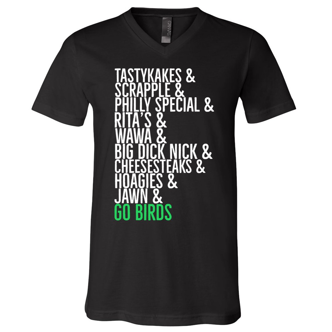 Go Birds. (Only Philly People Understand) V-Neck T-Shirt
