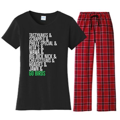 Go Birds. (Only Philly People Understand) Women's Flannel Pajama Set