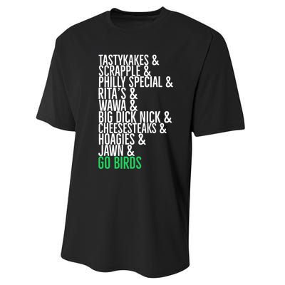 Go Birds. (Only Philly People Understand) Performance Sprint T-Shirt