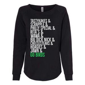 Go Birds. (Only Philly People Understand) Womens California Wash Sweatshirt