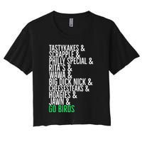 Go Birds. (Only Philly People Understand) Women's Crop Top Tee