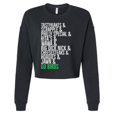 Go Birds. (Only Philly People Understand) Cropped Pullover Crew