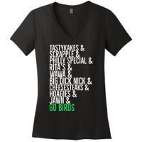 Go Birds. (Only Philly People Understand) Women's V-Neck T-Shirt