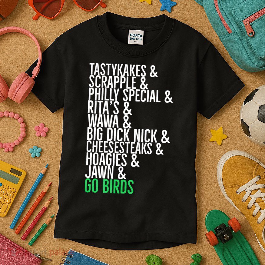Go Birds. (Only Philly People Understand) Kids T-Shirt