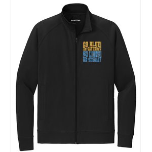 Go Blue On Saturday Go Lion On Sunday Football Fan Stretch Full-Zip Cadet Jacket