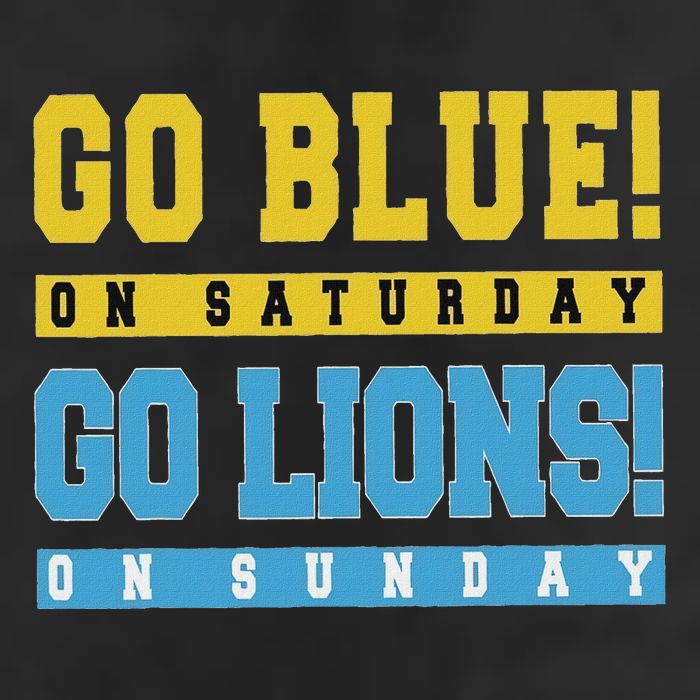 Go Blue On Saturday Go Lion On Sunday Cool Comfort Performance Bucket Hat