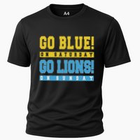 Go Blue On Saturday Go Lion On Sunday Performance Shirt