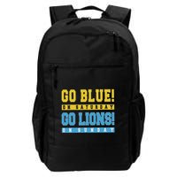 Go Blue On Saturday Go Lion On Sunday Daily Commute Backpack