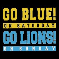 Go Blue On Saturday Go Lion On Sunday Daily Commute Backpack