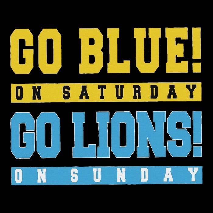 Go Blue On Saturday Go Lion On Sunday Daily Commute Backpack
