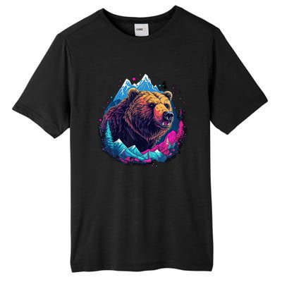 Grizzly Bear Outdoor Nature Alaska Hunting Hiking Tall Fusion ChromaSoft Performance T-Shirt