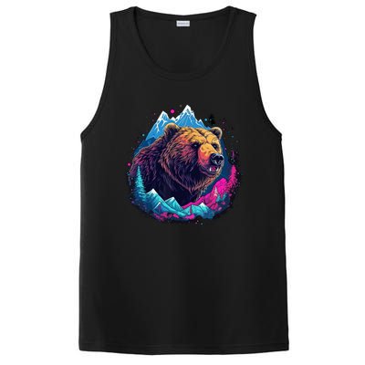 Grizzly Bear Outdoor Nature Alaska Hunting Hiking PosiCharge Competitor Tank