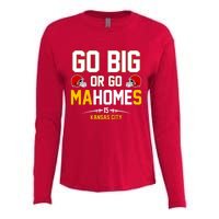 Go Big Or Go MaHomes Kansas City Womens Cotton Relaxed Long Sleeve T-Shirt