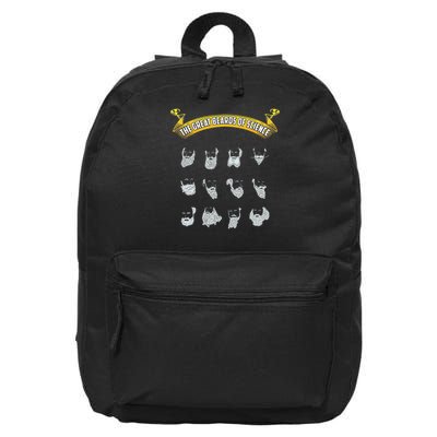 Great Beards Of Science Nerdy Scientist Humor 16 in Basic Backpack
