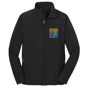 Go Blue On Saturday Go Lion On Sunday Football Fan Core Soft Shell Jacket