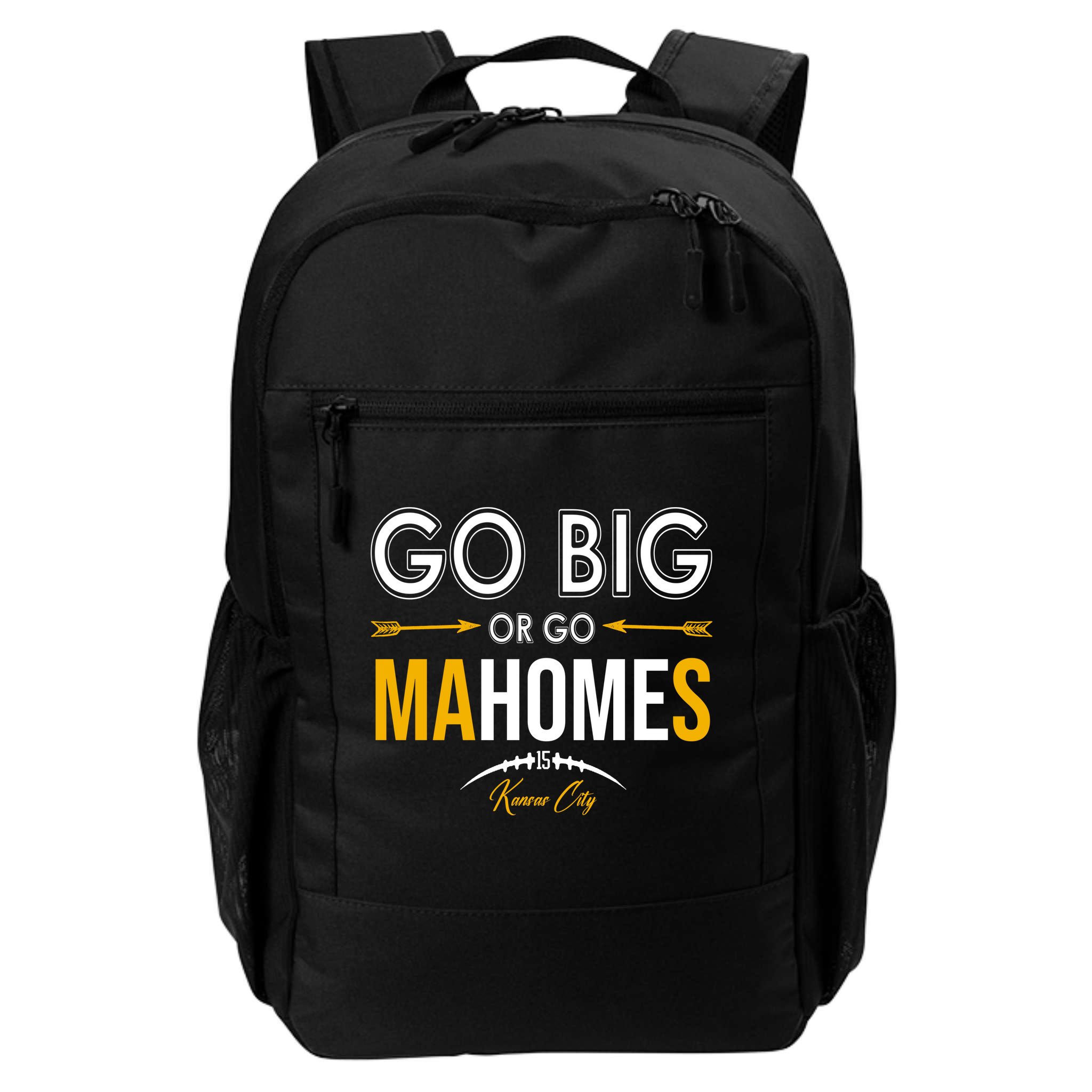 Go Big Or Go Mahomes Kansas City Football Backpack