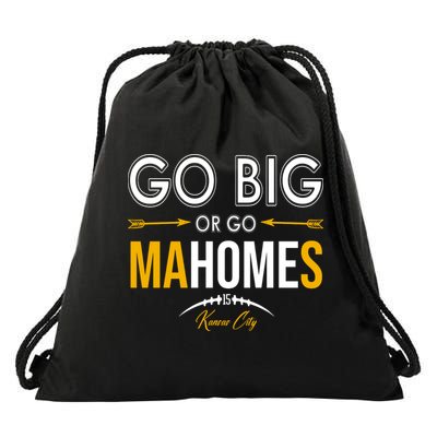Go Big Or Go Mahomes Kansas City Football Drawstring Bag