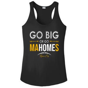 Go Big Or Go Mahomes Kansas City Football Ladies PosiCharge Competitor Racerback Tank