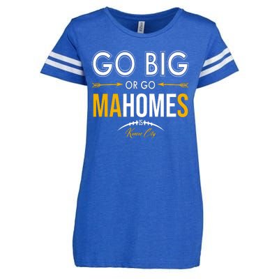 Go Big Or Go Mahomes Kansas City Football Enza Ladies Jersey Football T-Shirt