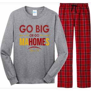 Go Big Or Go Mahomes Kansas City Football Long Sleeve Pajama Set