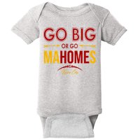 Go Big Or Go Mahomes Kansas City Football Baby Bodysuit