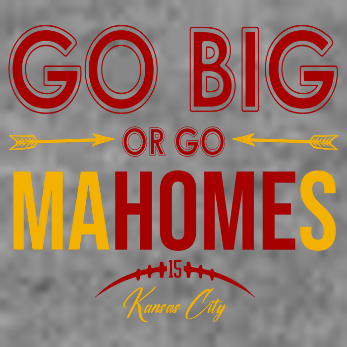 Go Big Or Go Mahomes Kansas City Football Baby Bodysuit