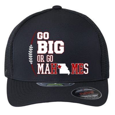 Go Big Or Go Mahomes Football Lover Flexfit Unipanel Trucker Cap