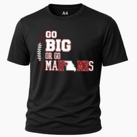 Go Big Or Go Mahomes Football Lover Cooling Performance Crew T-Shirt